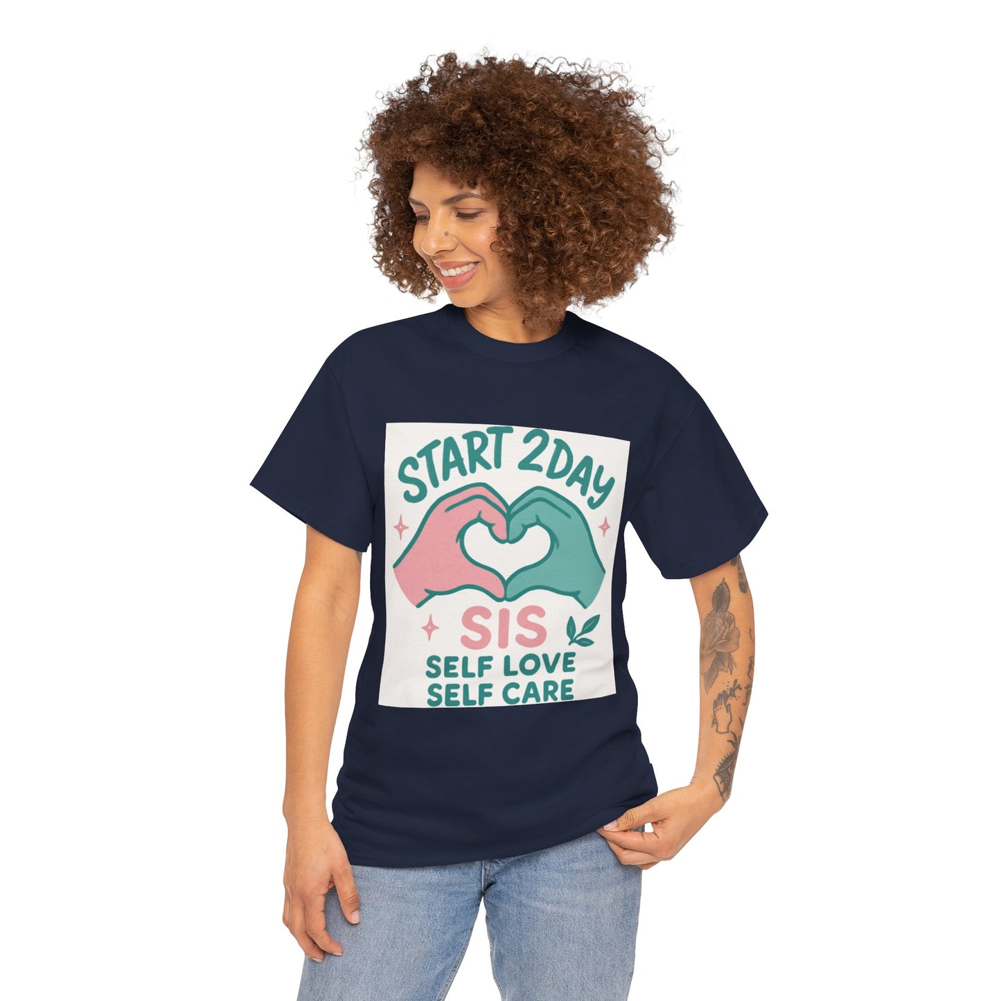 Self Love Motivational Tee, Unisex Cotton T-Shirt for Self-Care, Gifts for Friends, Positive Vibes, Everyday Wear, Inspirational Shirt