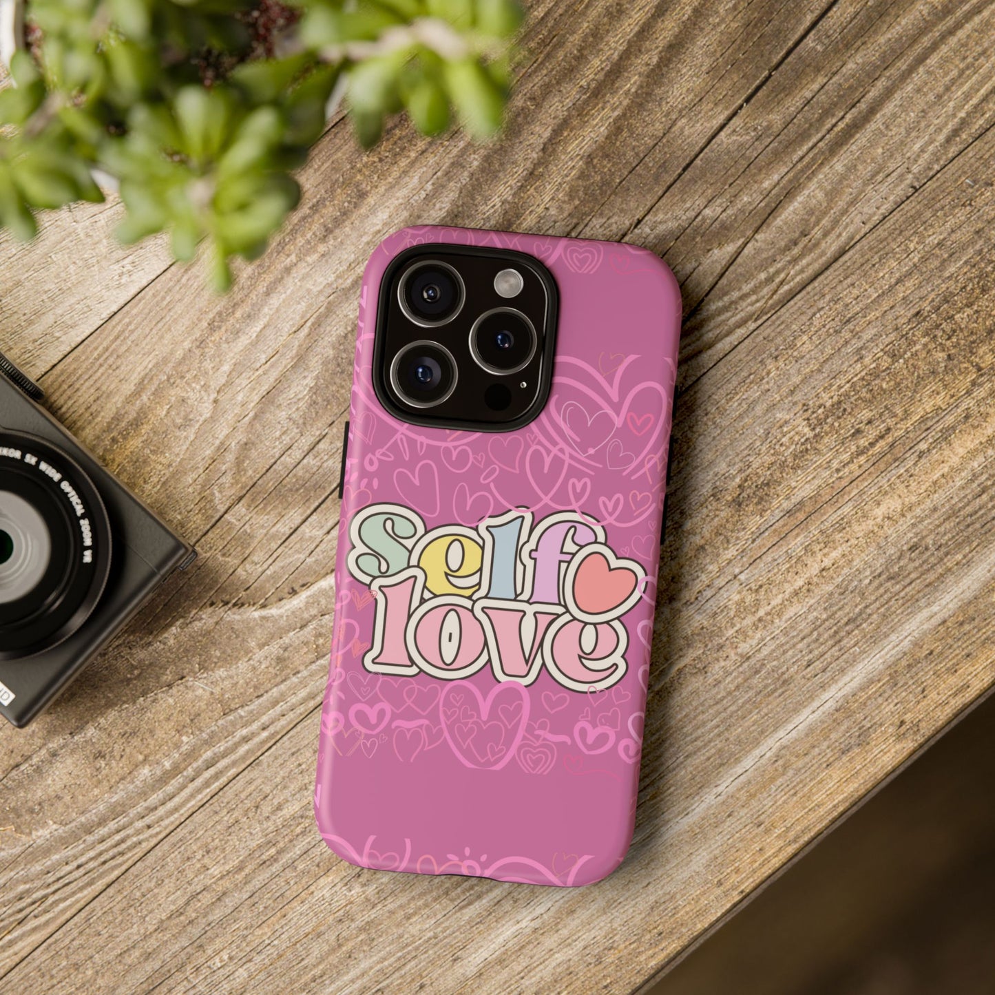 Self Love Phone Case - Cute, Trendy iPhone Cover, Gift for Friends, Positive Affirmation, Valentine’s Day, Self-Care Essentials