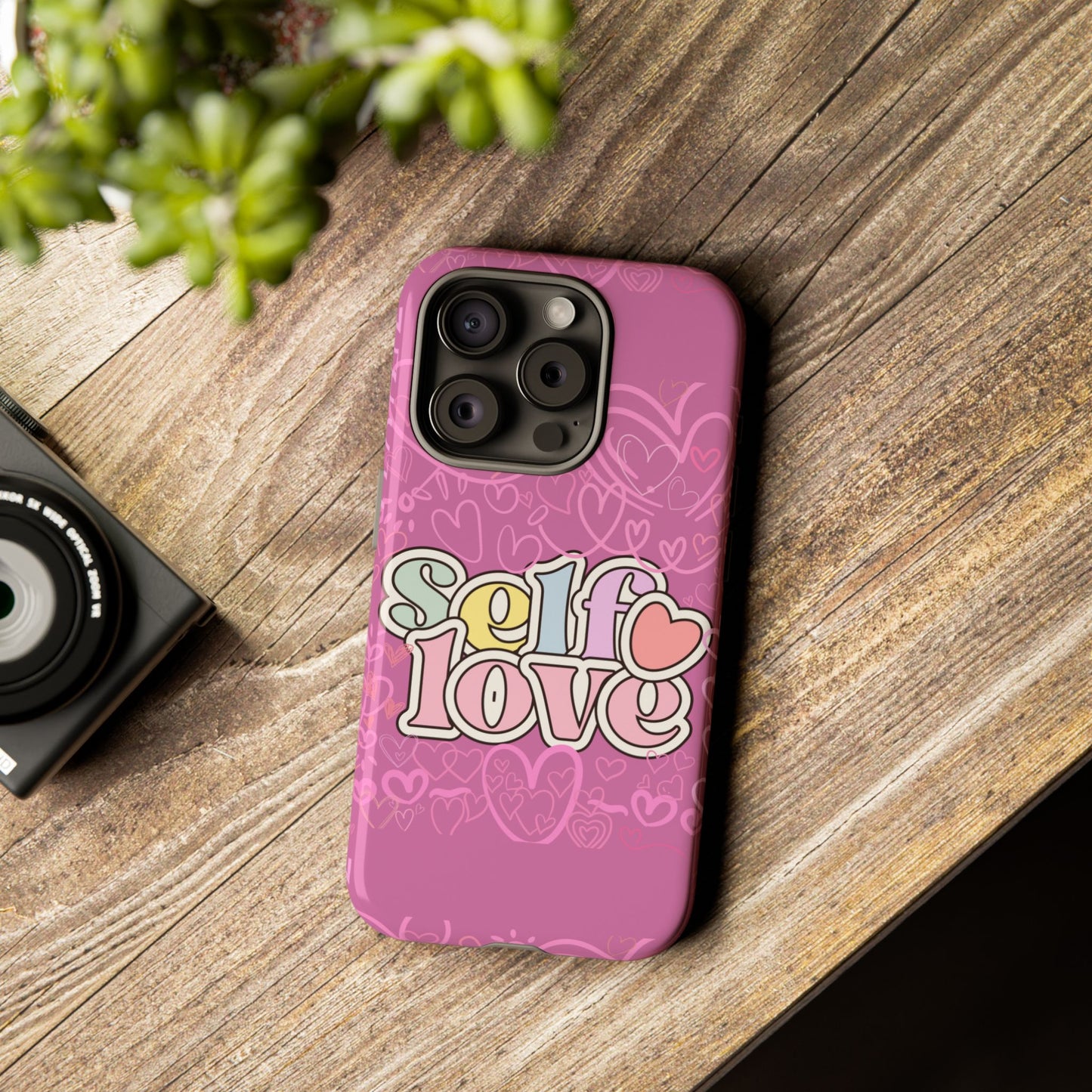 Self Love Phone Case - Cute, Trendy iPhone Cover, Gift for Friends, Positive Affirmation, Valentine’s Day, Self-Care Essentials