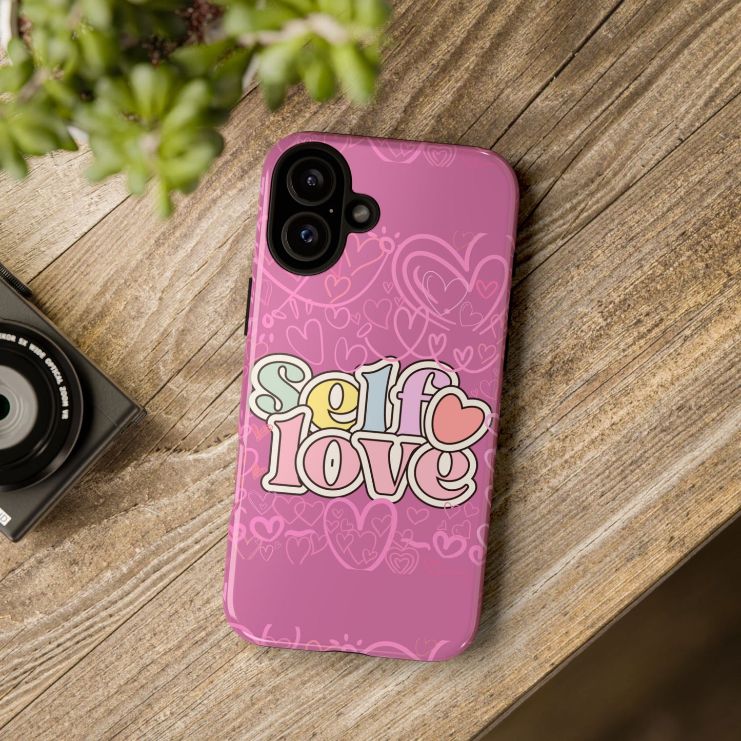 Self Love Phone Case - Cute, Trendy iPhone Cover, Gift for Friends, Positive Affirmation, Valentine’s Day, Self-Care Essentials