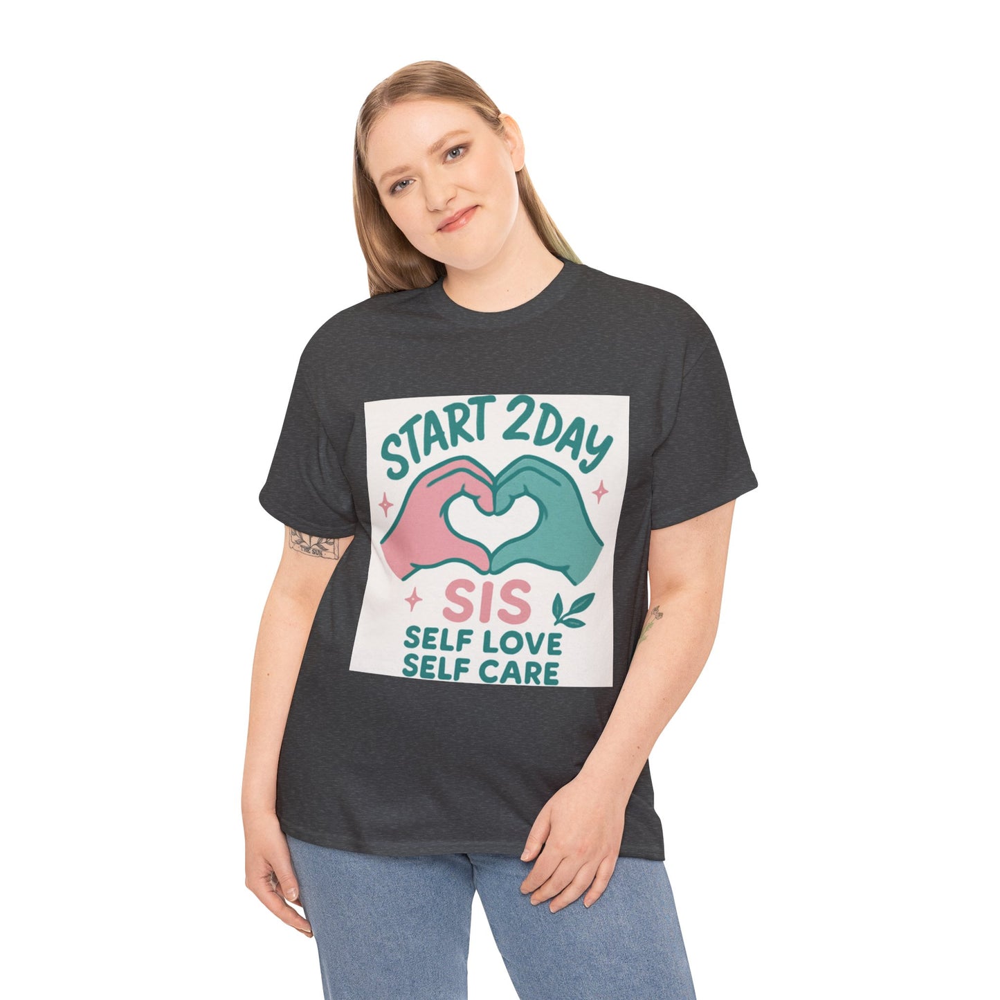 Self Love Motivational Tee, Unisex Cotton T-Shirt for Self-Care, Gifts for Friends, Positive Vibes, Everyday Wear, Inspirational Shirt
