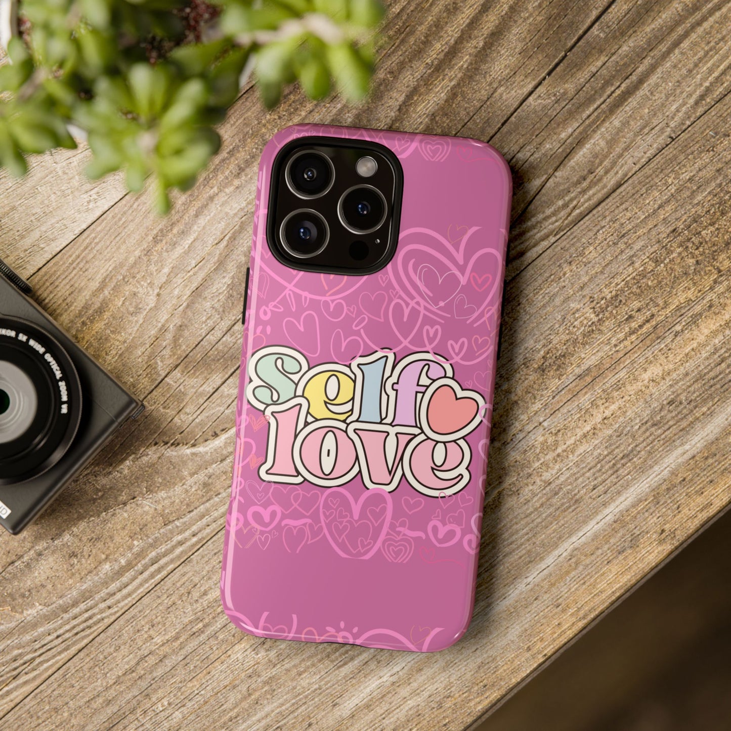 Self Love Phone Case - Cute, Trendy iPhone Cover, Gift for Friends, Positive Affirmation, Valentine’s Day, Self-Care Essentials