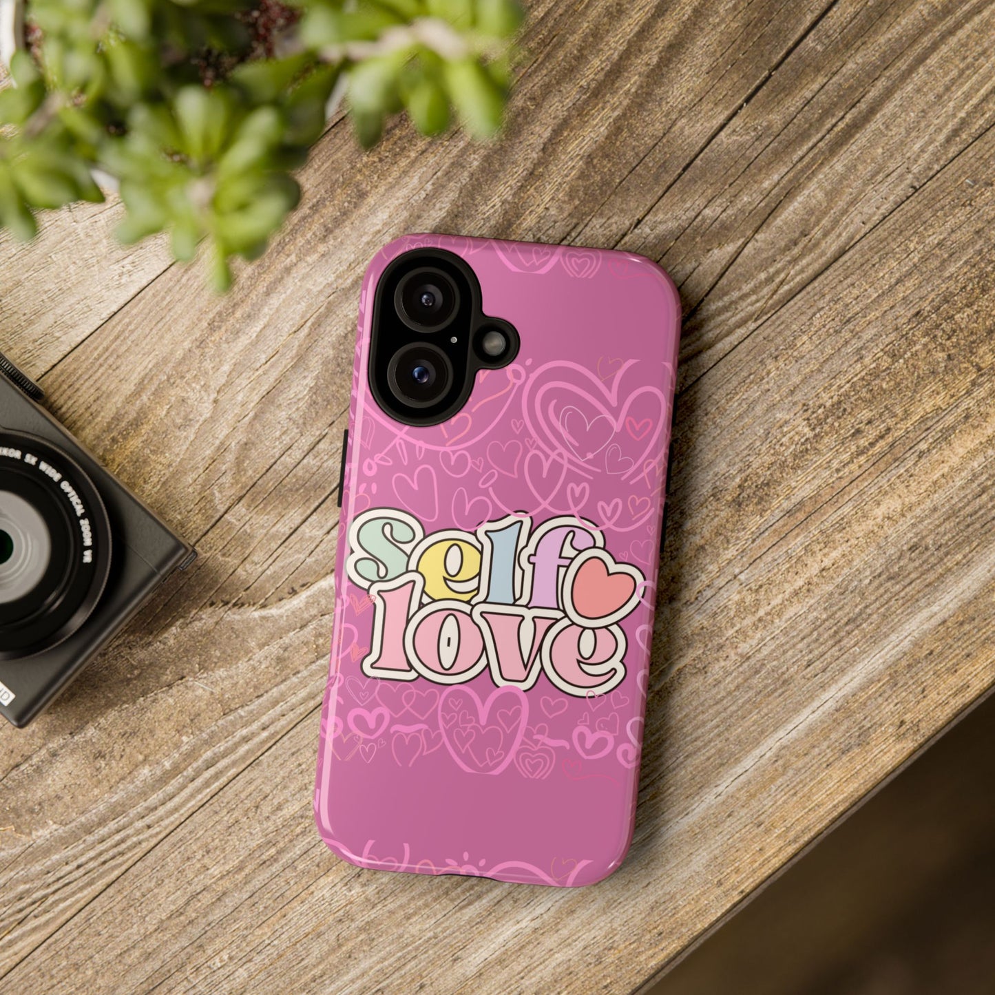 Self Love Phone Case - Cute, Trendy iPhone Cover, Gift for Friends, Positive Affirmation, Valentine’s Day, Self-Care Essentials
