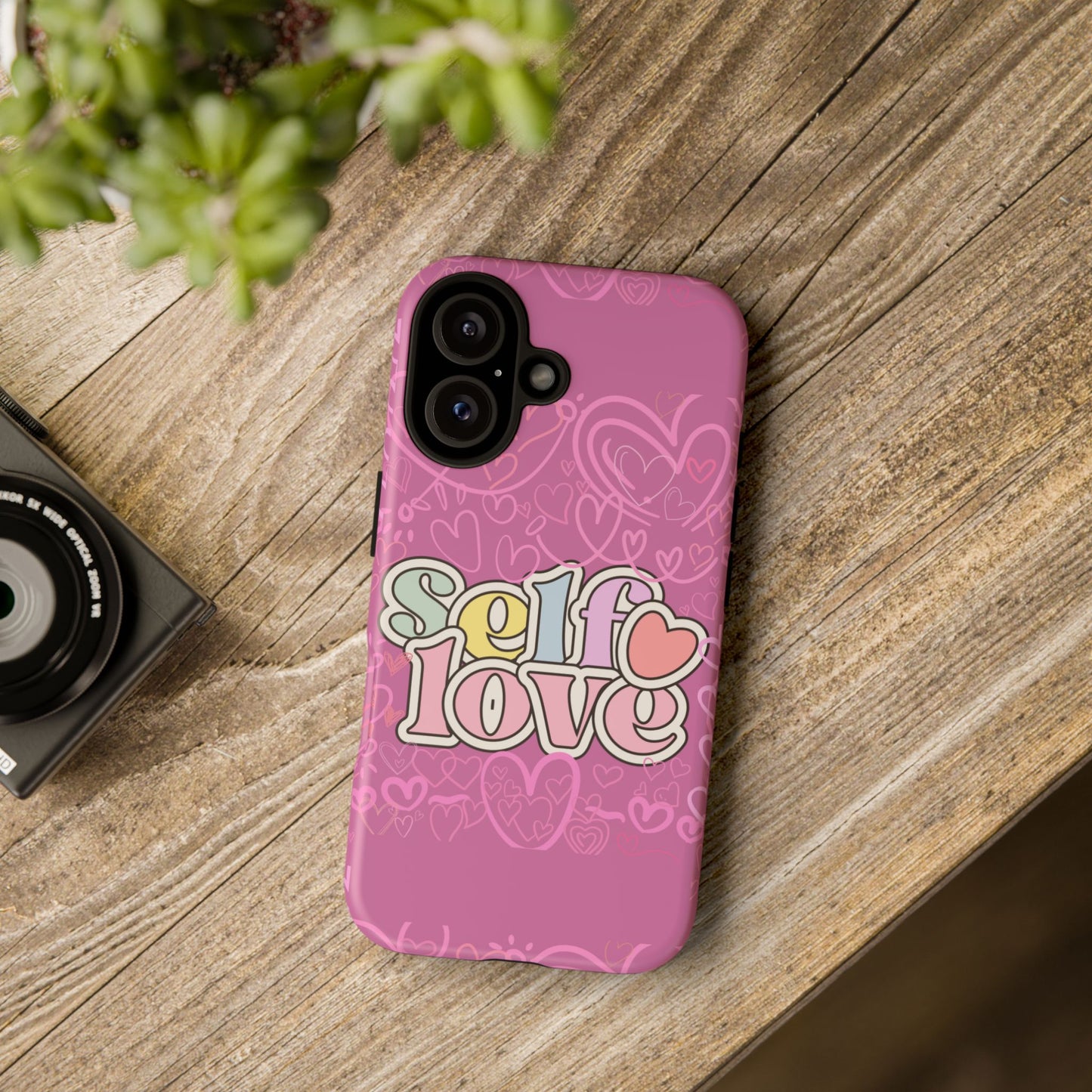 Self Love Phone Case - Cute, Trendy iPhone Cover, Gift for Friends, Positive Affirmation, Valentine’s Day, Self-Care Essentials