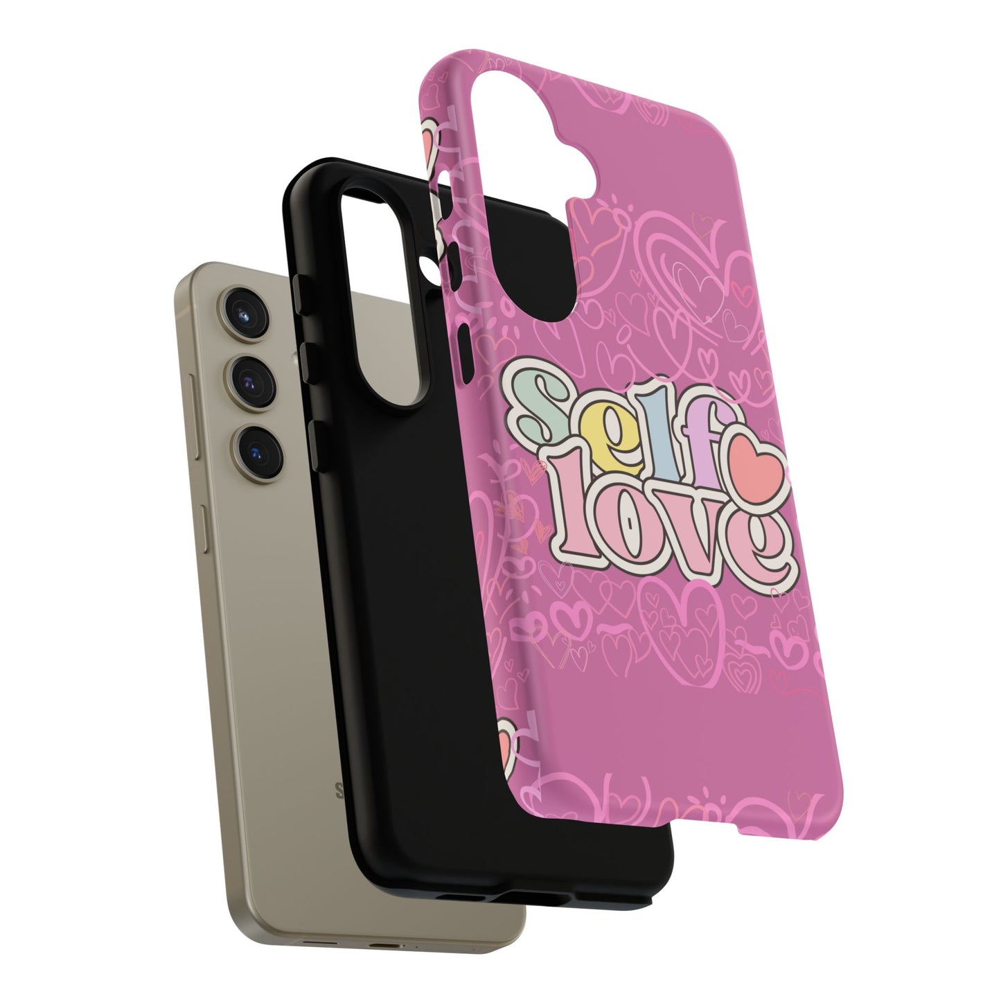 Self Love Phone Case - Cute, Trendy iPhone Cover, Gift for Friends, Positive Affirmation, Valentine’s Day, Self-Care Essentials