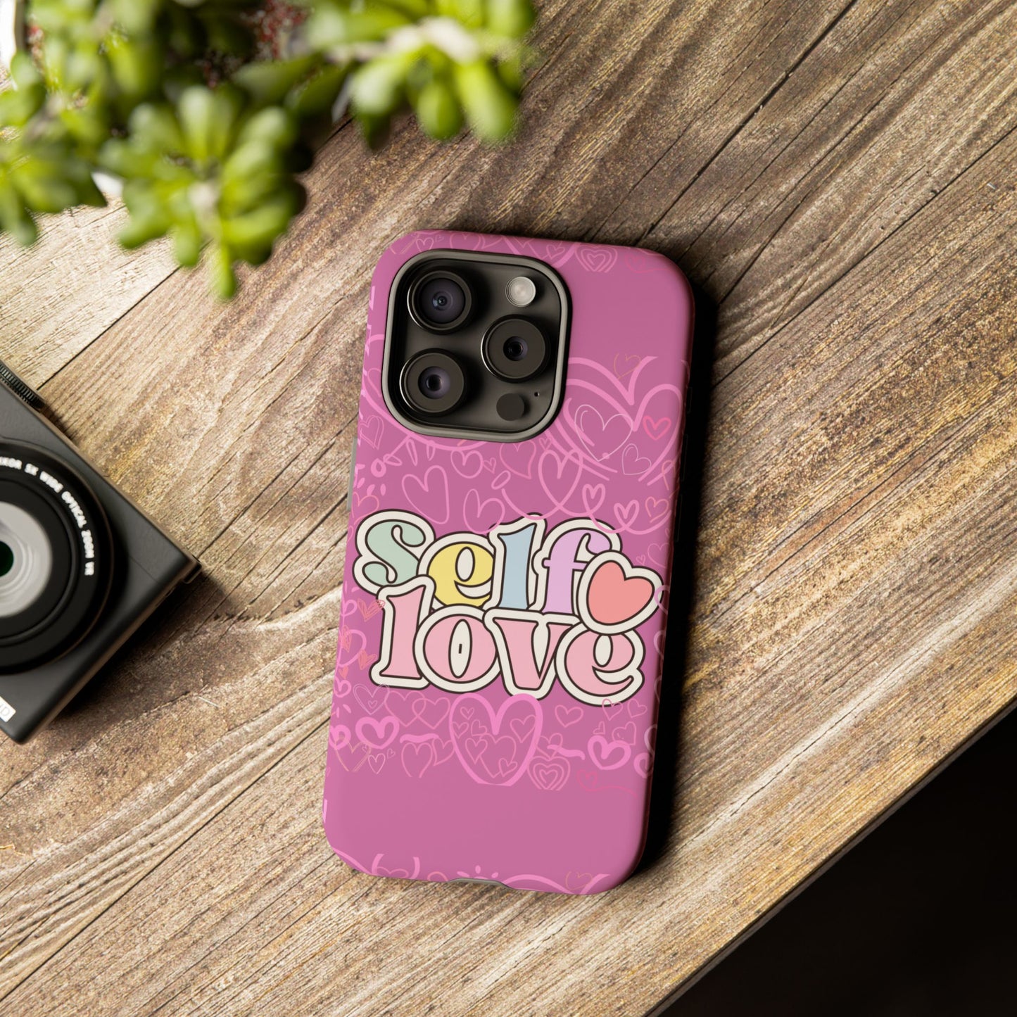 Self Love Phone Case - Cute, Trendy iPhone Cover, Gift for Friends, Positive Affirmation, Valentine’s Day, Self-Care Essentials