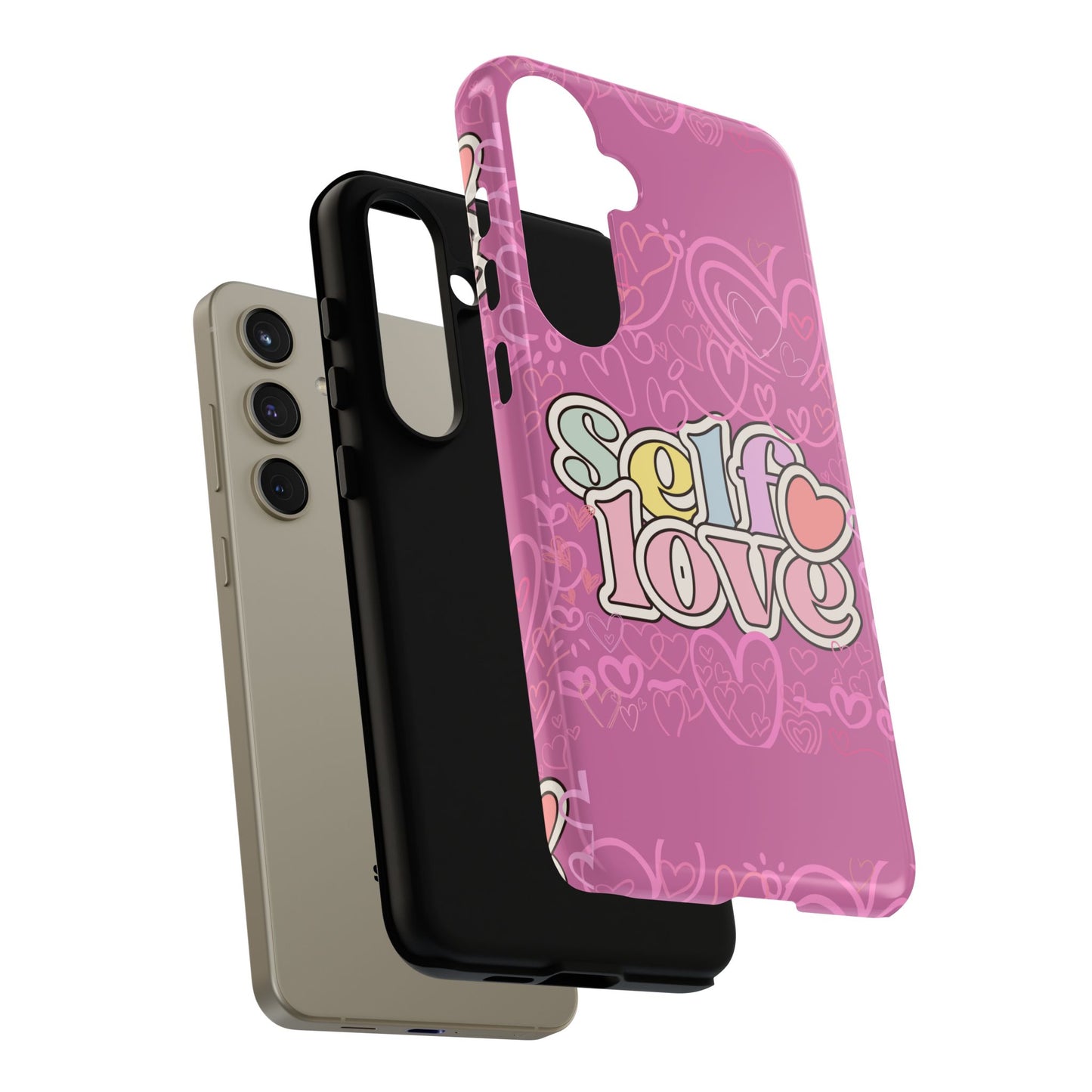 Self Love Phone Case - Cute, Trendy iPhone Cover, Gift for Friends, Positive Affirmation, Valentine’s Day, Self-Care Essentials