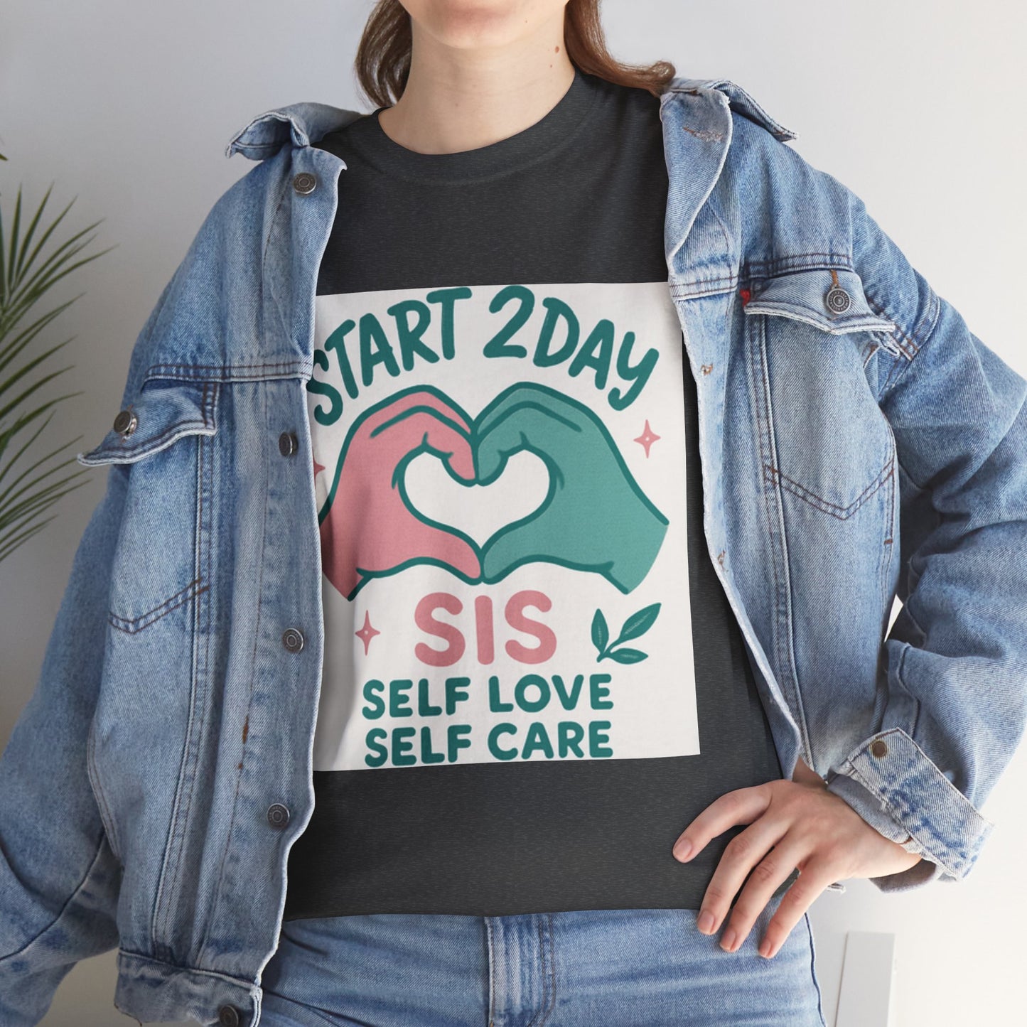 Self Love Motivational Tee, Unisex Cotton T-Shirt for Self-Care, Gifts for Friends, Positive Vibes, Everyday Wear, Inspirational Shirt